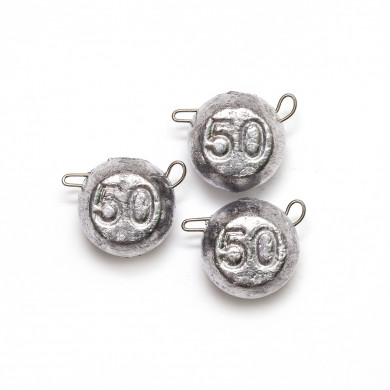 Грузило Чебурашка разборная, 50 г, 3 шт.