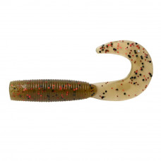 Силиконовая приманка Daiwa Bait Junkie 2.5 Grub MUD BLOOD UV (уп. 8 шт)
